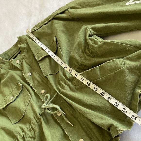 YOLO Army Green Utility Jacket - Picture 8 of 11